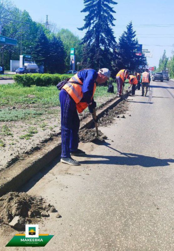 В Макеевке продолжаются мероприятия по благоустройству в рамках акции «Зелёный Донбасс»