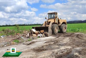 Ликвидация стихийных свалок в Макеевке продолжается