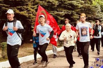 Участники забега в ДНР преодолели 80 километров