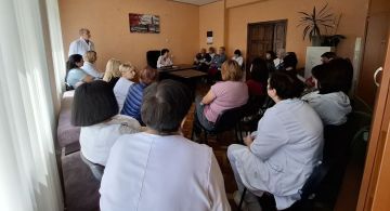 Валентина Харлашка: 14 мая, провела встречу с трудовым коллективом Городского эндокринологического центра г.Макеевки