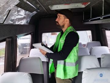 Сотрудники Минтранса ДНР проверили состояние межмуниципальных автобусов Снежное Донецк, Шахтерск Донецк, Донецк Авдеевка, 121 Макеевка Донецк