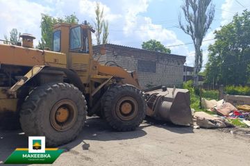 Ликвидация стихийных свалок в Макеевке продолжается