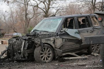 В ДНР более десяти гражданских автомобилей повреждены от атаки ВСУ