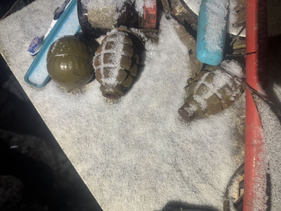 Стражи правопорядка изъяли взрывные устройства у жителя Авдеевки