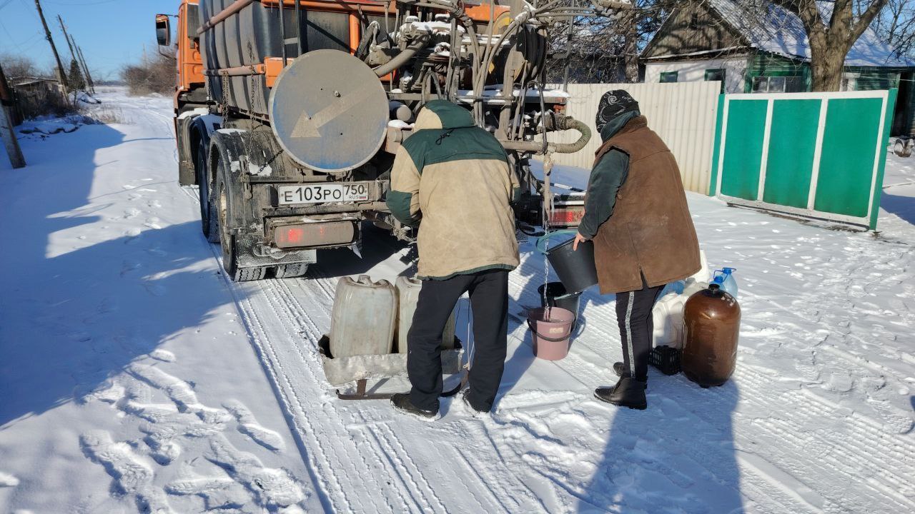 Валентина Харлашка: 3 февраля провела мониторинг организации подвоза воды в Червоногвардейском внутригородском районе