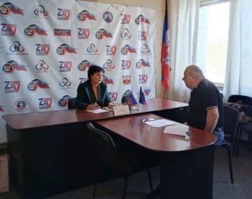 Валентина Харлашка: Провела прием граждан в общественной приемной Председателя Партии «Единая Россия» Горняцкого внутригородского района Макеевки