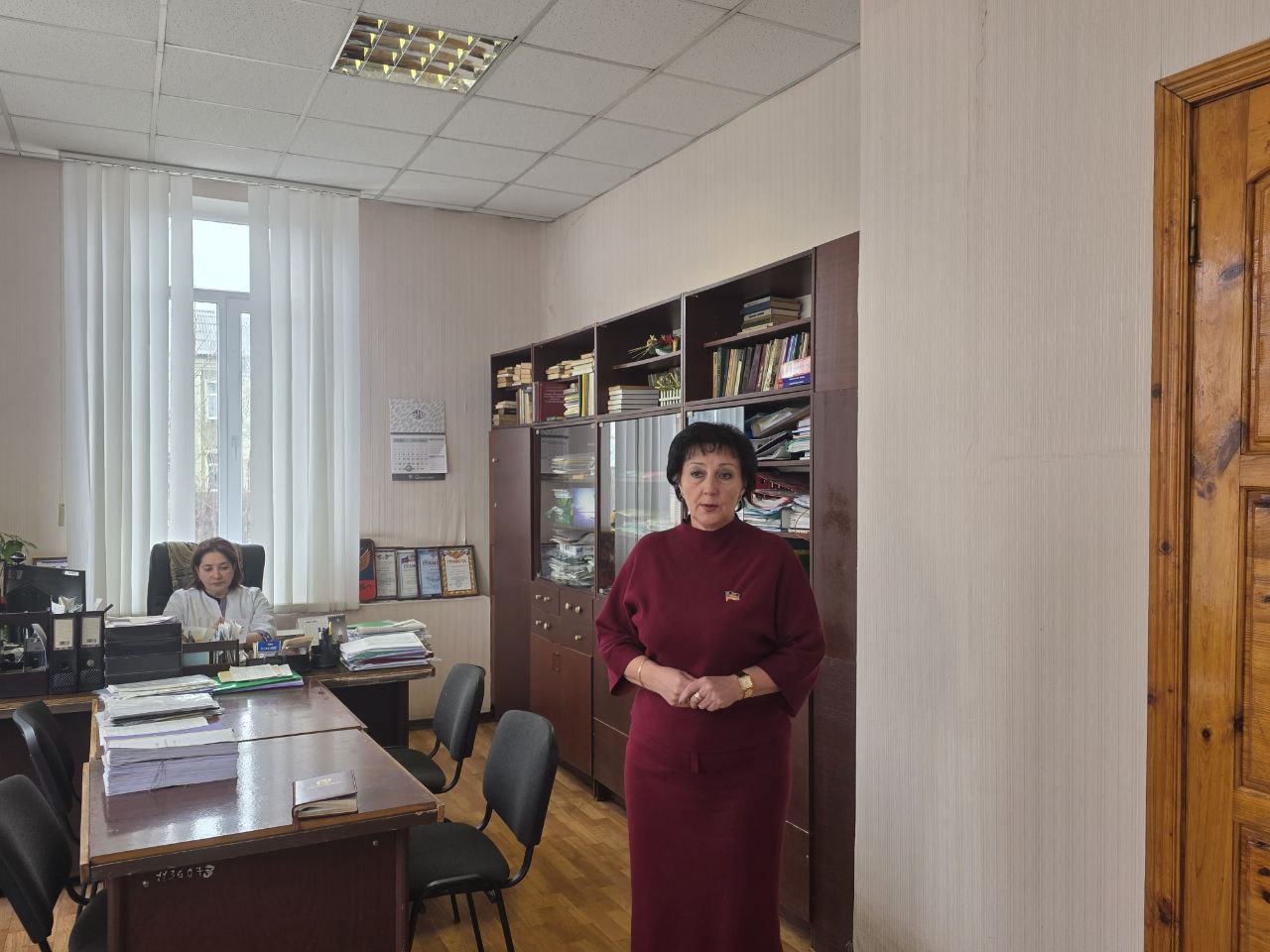 25 февраля, Валентина Харлашка провела встречу с коллективом ГБОУ ДНР «Городская поликлиника г. Макеевки», в рамках поручения Главы ДНР Дениса Пушилина