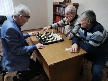 Шахматный турнир в Центре социального обслуживания населения