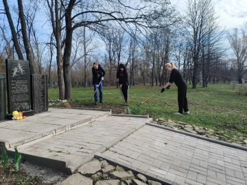 В Кировском районе Макеевки прошёл субботник