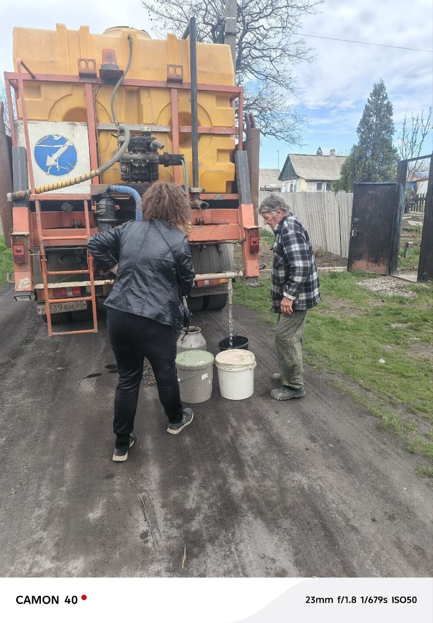 Валентина Харлашка: Сегодня провела мониторинг подвоза воды на территории Горняцкого внутригородского района