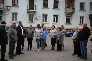 Валерий Скороходов провел сход жителей Центрально-Городского района Макеевки