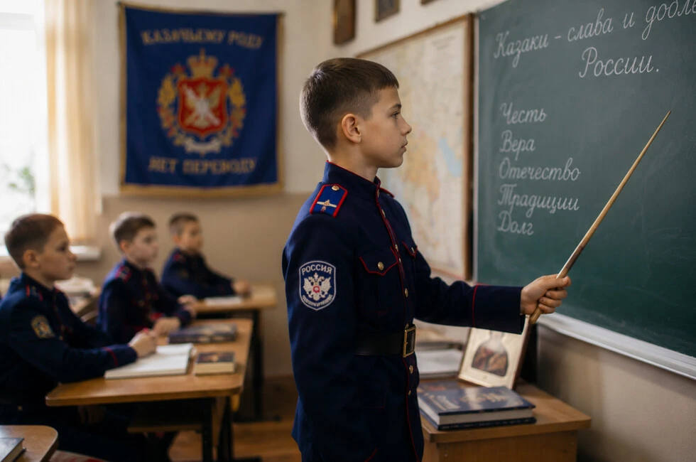 В ДНР дети уже проявляют интерес к обучению в казачьих классах