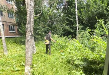 С целью приведения территории в надлежащее санитарное состояние в Кировском внутригородском районе города Макеевки силами Макеевского филиала НКО «ЕДИНЫЙ РЕГИОНАЛЬНЫЙ ФОНД ПО УПРАВЛЕНИЮ МНОГОКВАРТИРНЫМИ ДОМАМИ НА ТЕРРИТОРИИ...