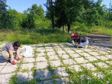 В Советском внутригородском районе городского округа Макеевка состоялась акция «Чистый обелиск»