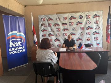 Прием граждан провел депутат Макеевского городского Совета Донецкой Народной Республики Александр Рыжков