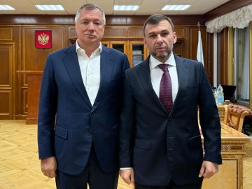 Марат Хуснуллин: Встретились с Главой ДНР Денисом Владимировичем Пушилиным