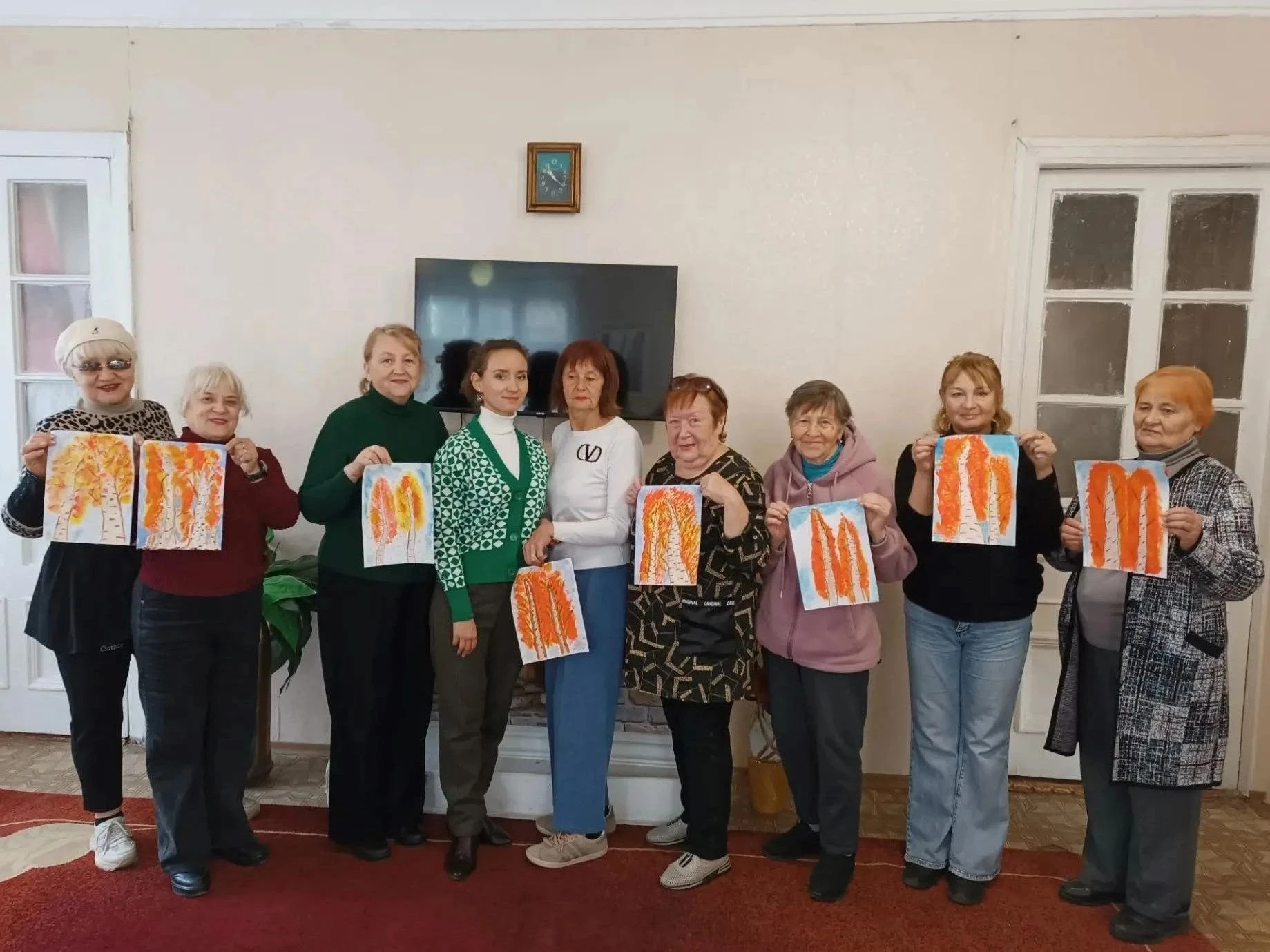 «Золотая осень»: когда кисть не нужна, а чудо рождается в каждом движении